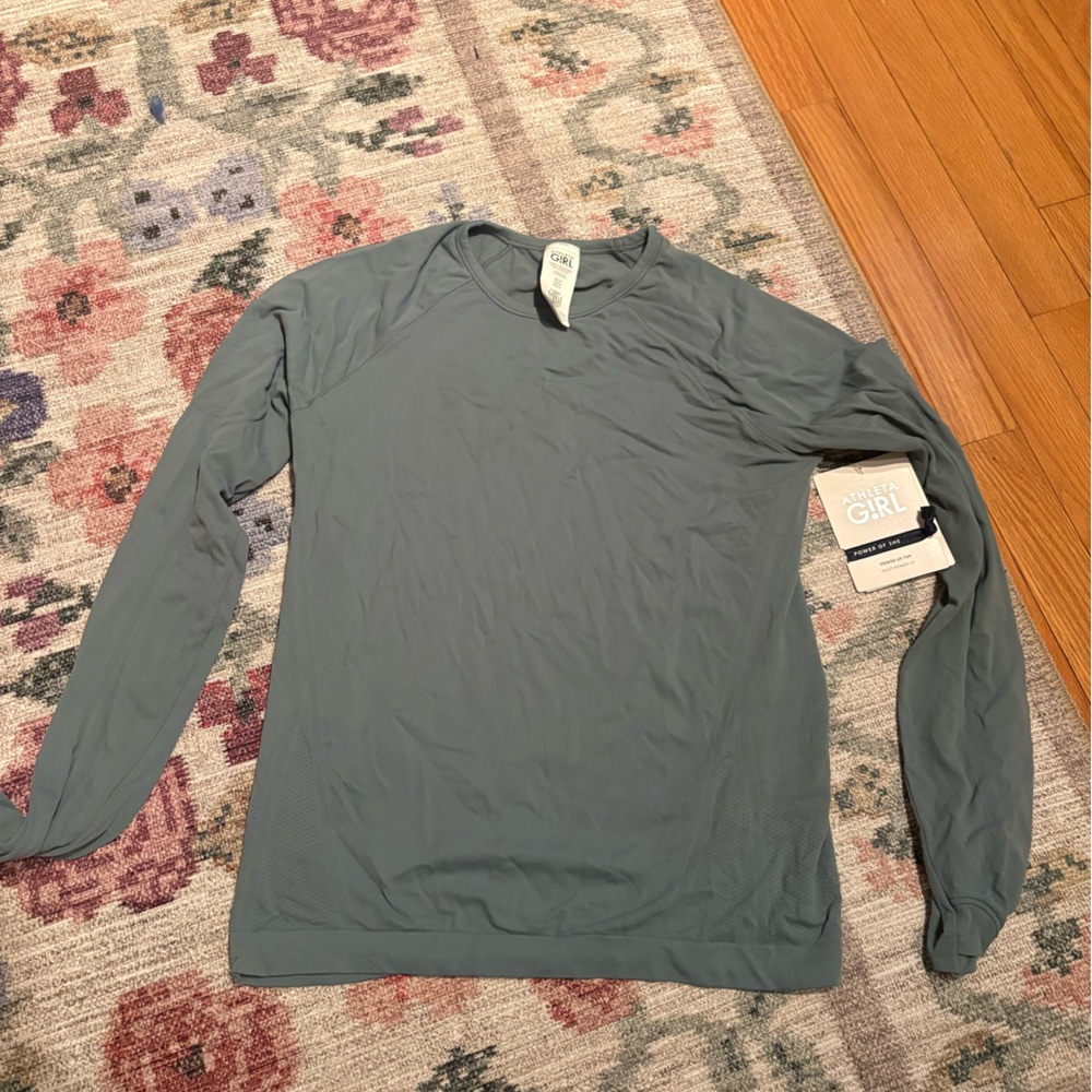 Athleta Girl Blue Long Sleeve Top